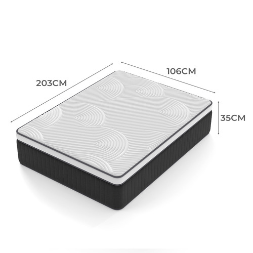 35cm Medium Tripp Hybrid Euro Top Mattress