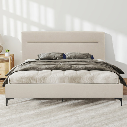 Emelia Upholstered Queen Platform Bed