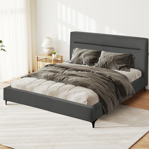 Emelia Upholstered Queen Platform Bed