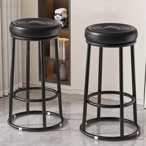 82cm Zora Faux Leather Bar Stool