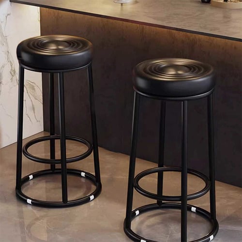 82cm Zora Faux Leather Bar Stool