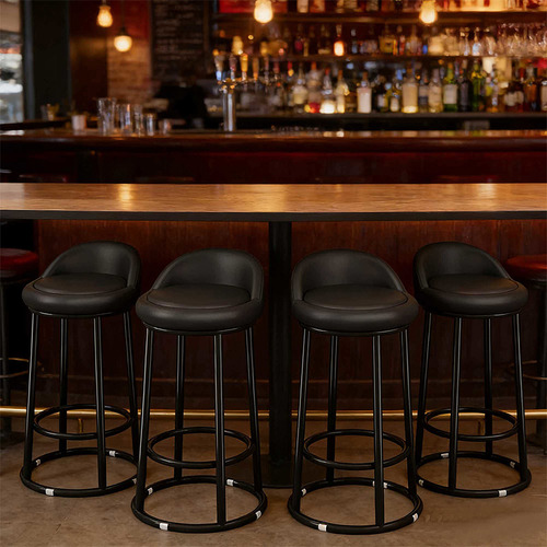 68cm Yanna Faux Leather Bar Stool