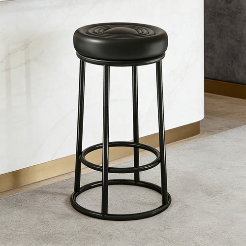 82cm Zora Faux Leather Bar Stool
