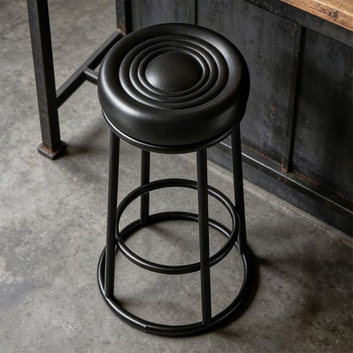 82cm Zora Faux Leather Bar Stool