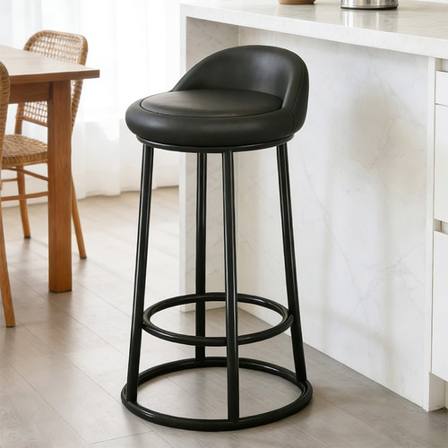 68cm Yanna Faux Leather Bar Stool