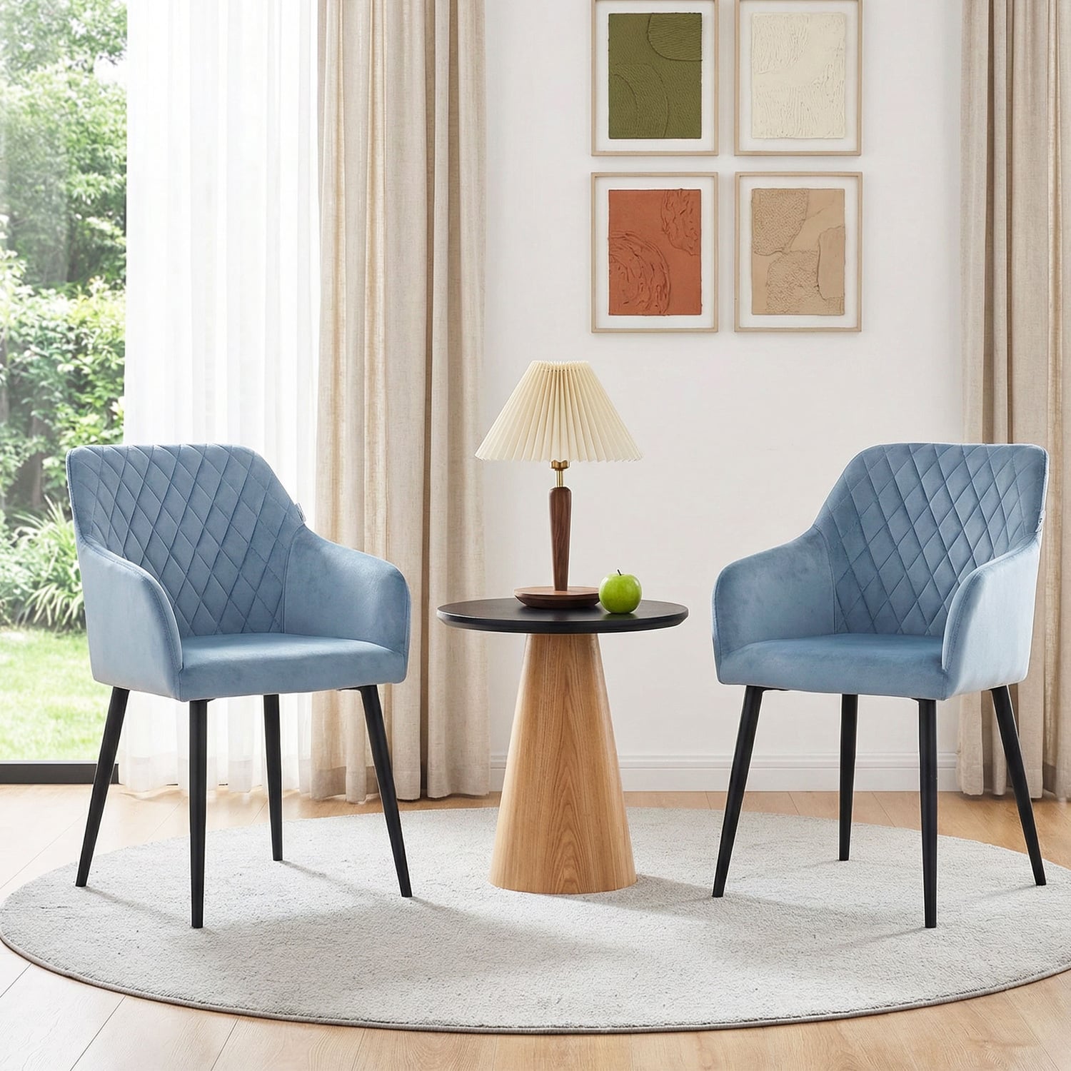 Corbin Dutch Velvet Dining Chairs