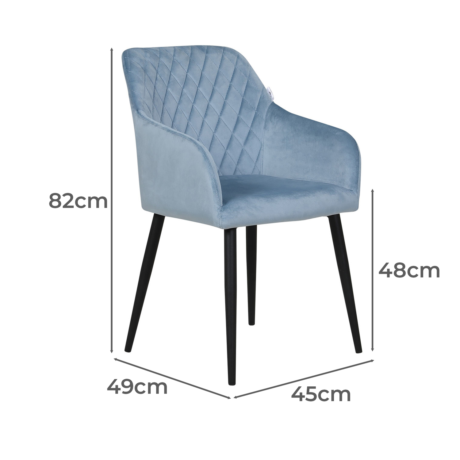 Corbin Dutch Velvet Dining Chairs