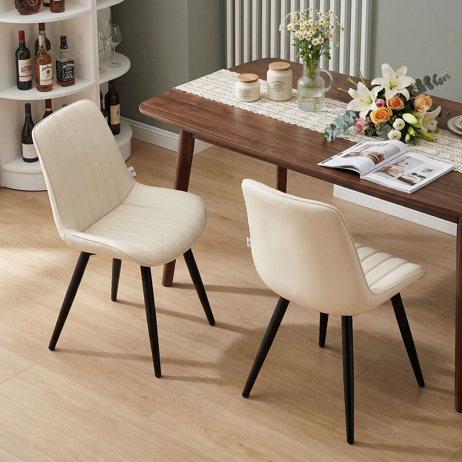 Maizie Faux Leather Dining Chairs