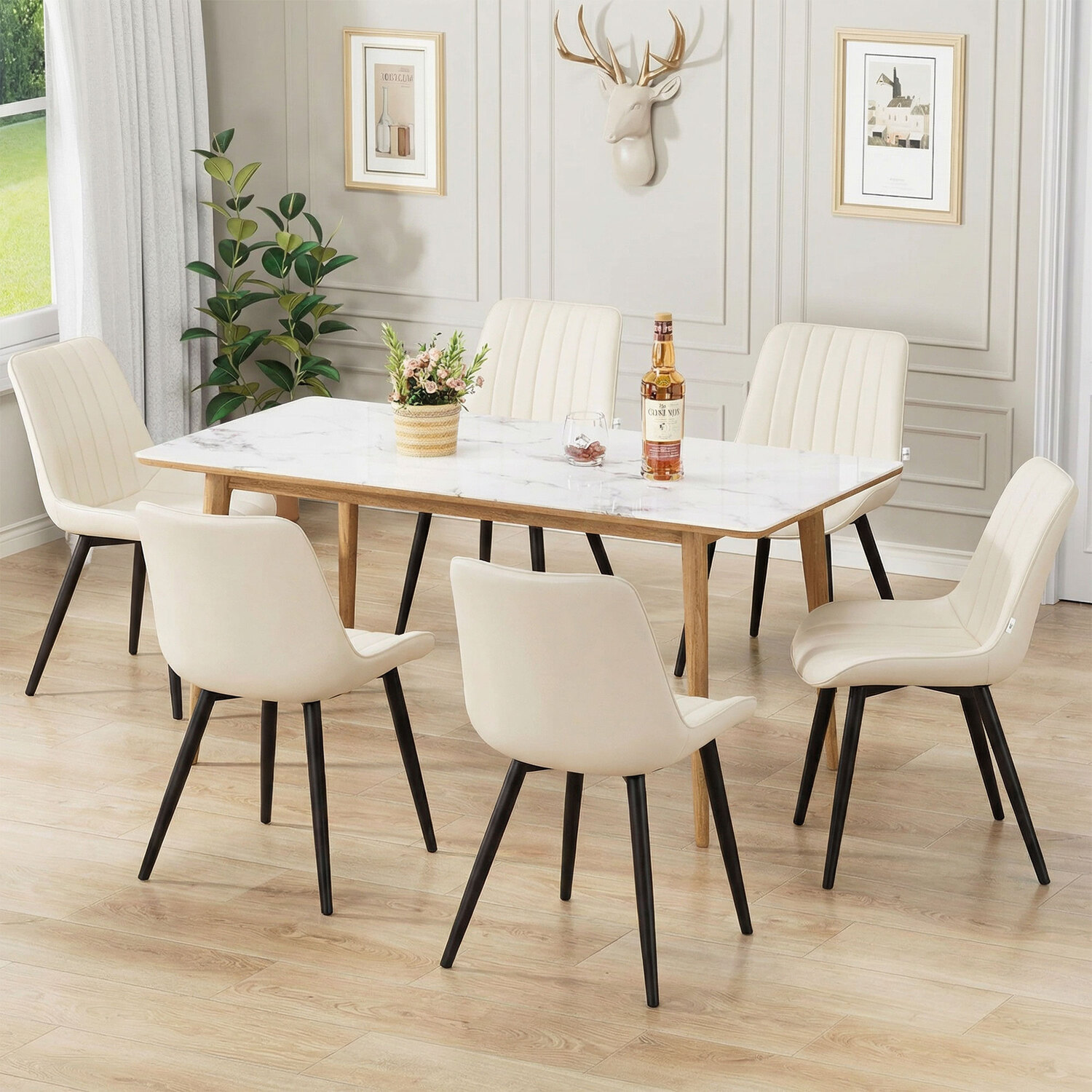 Maizie Faux Leather Dining Chairs