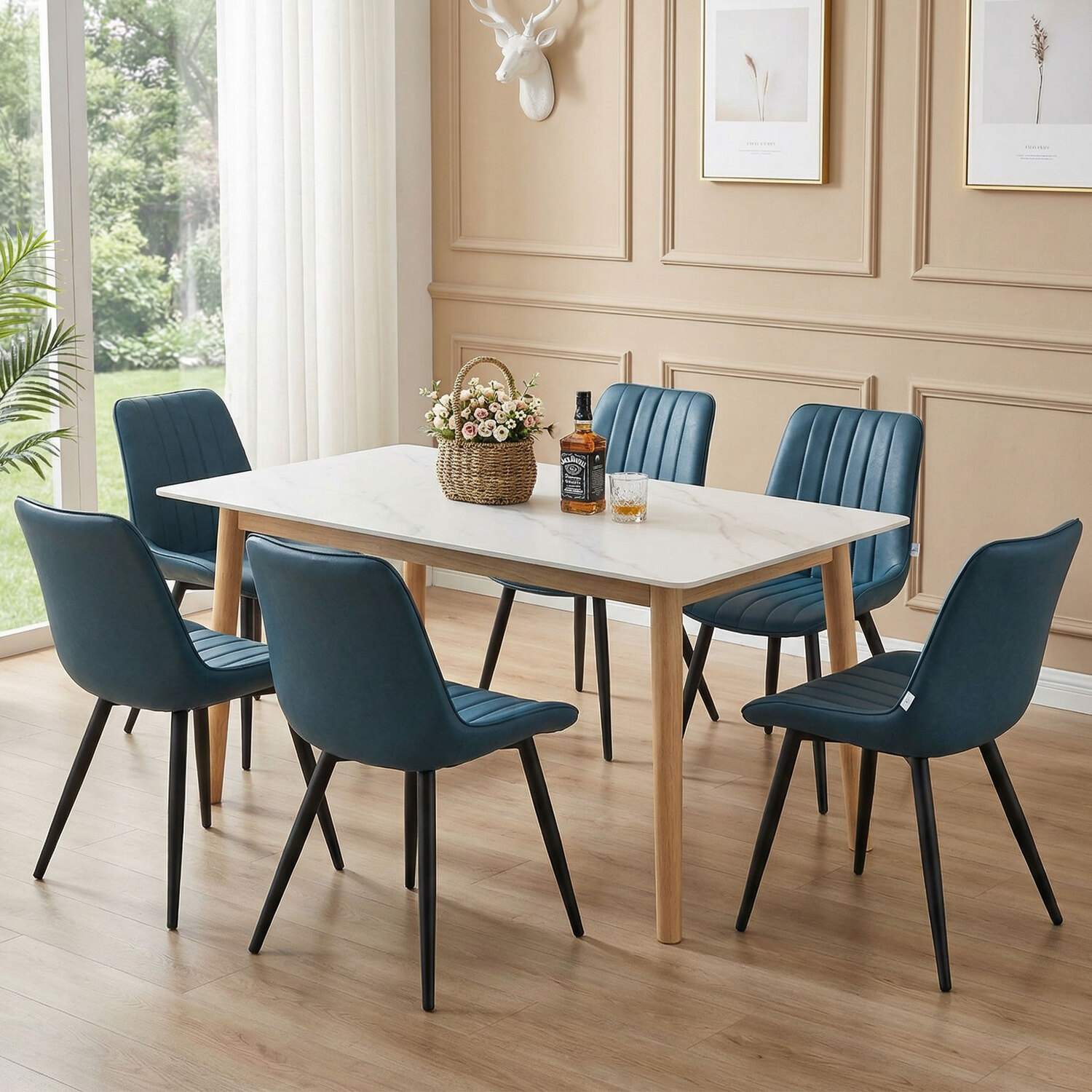 Maizie Faux Leather Dining Chairs