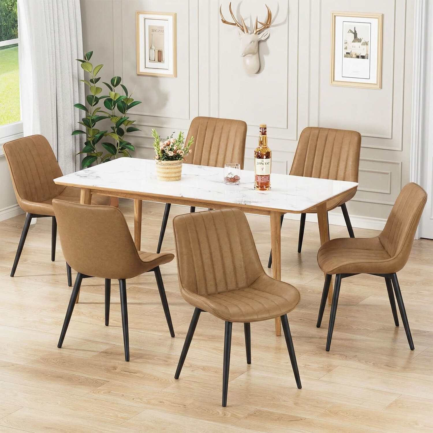 Blair Faux Leather Dining Chairs