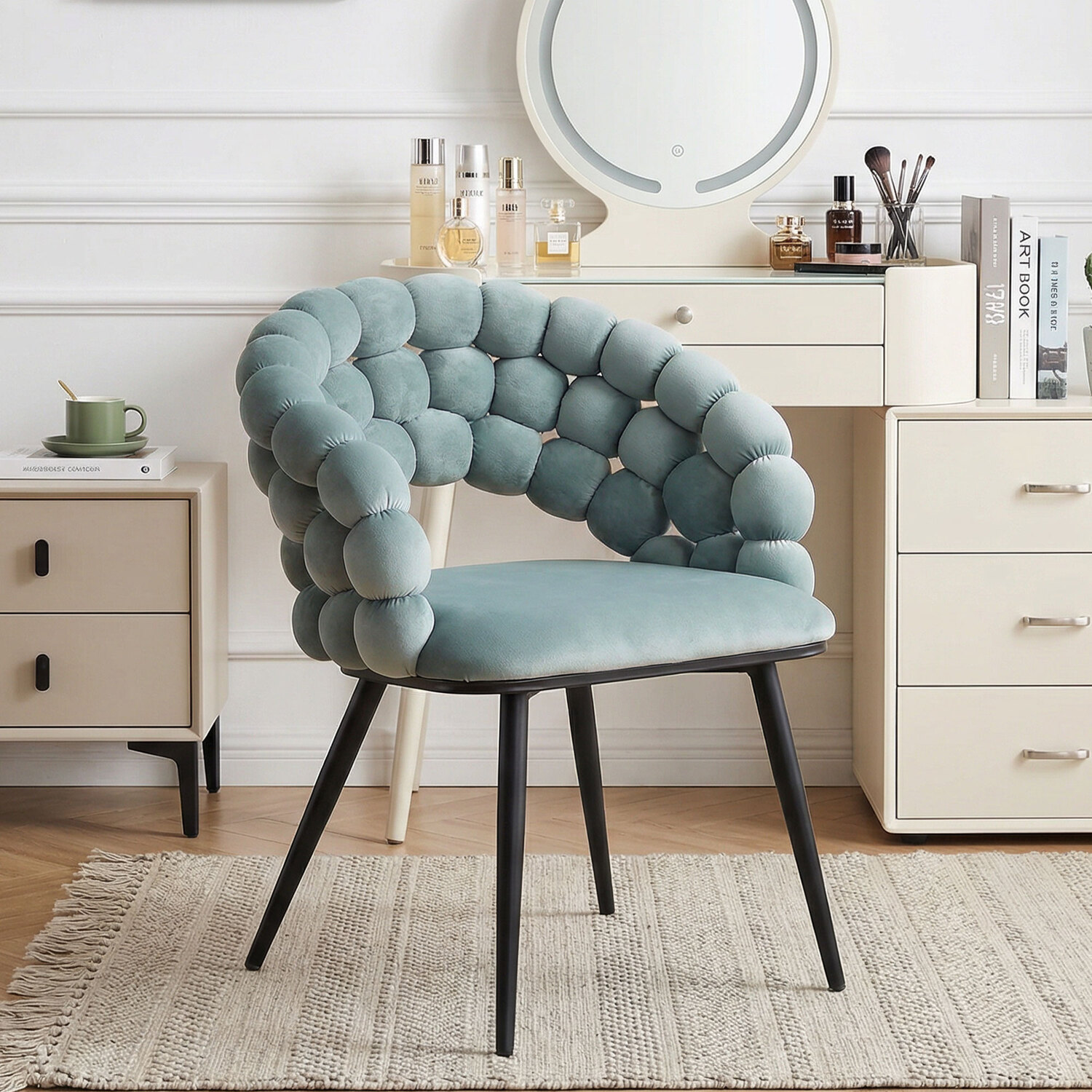 Merlene Dutch Velvet Dining Chairs