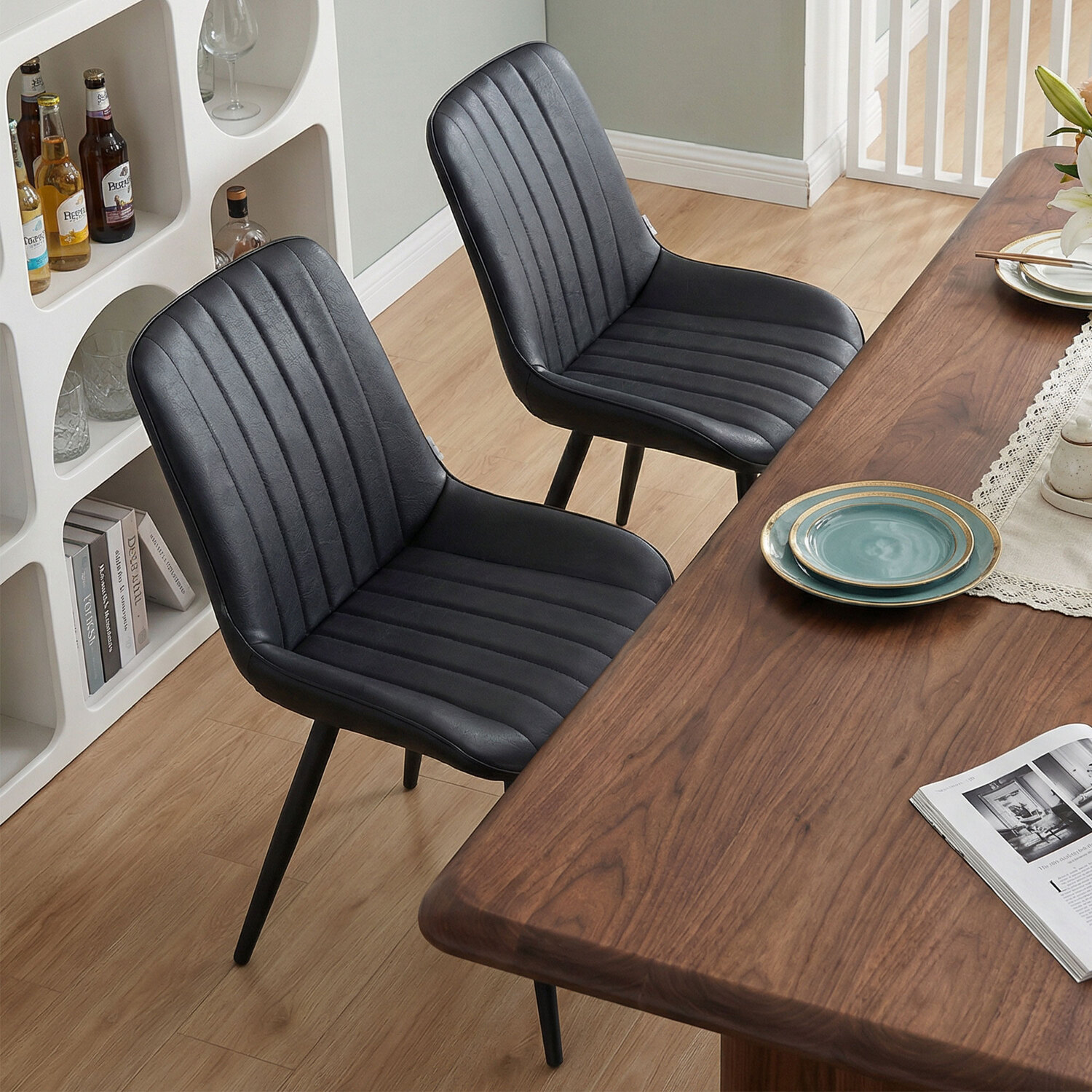 Blair Faux Leather Dining Chairs