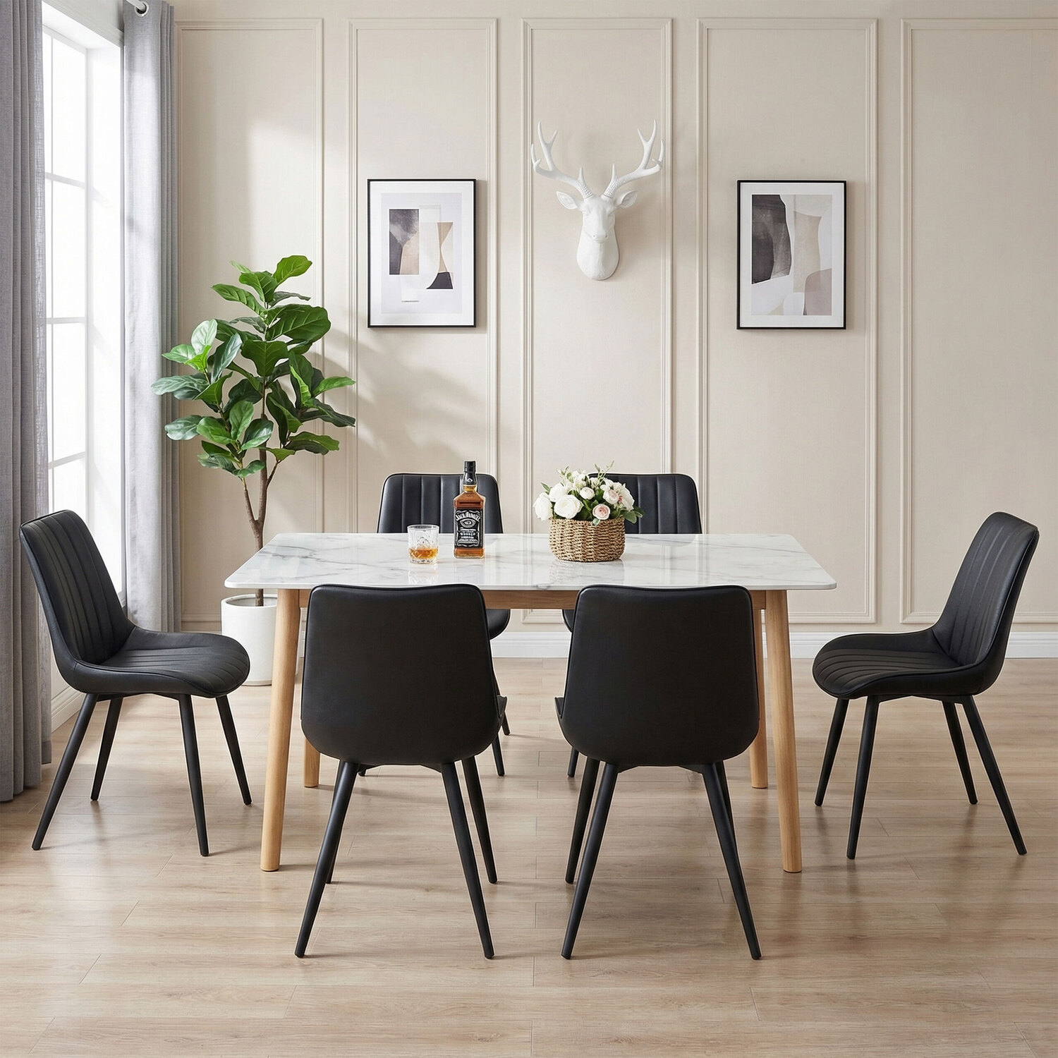 Blair Faux Leather Dining Chairs