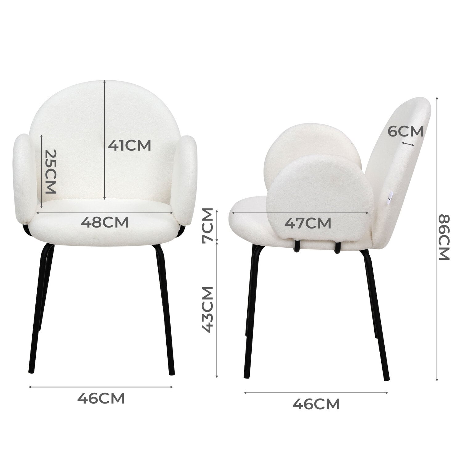 Stetson Sherpa Dining Chairs