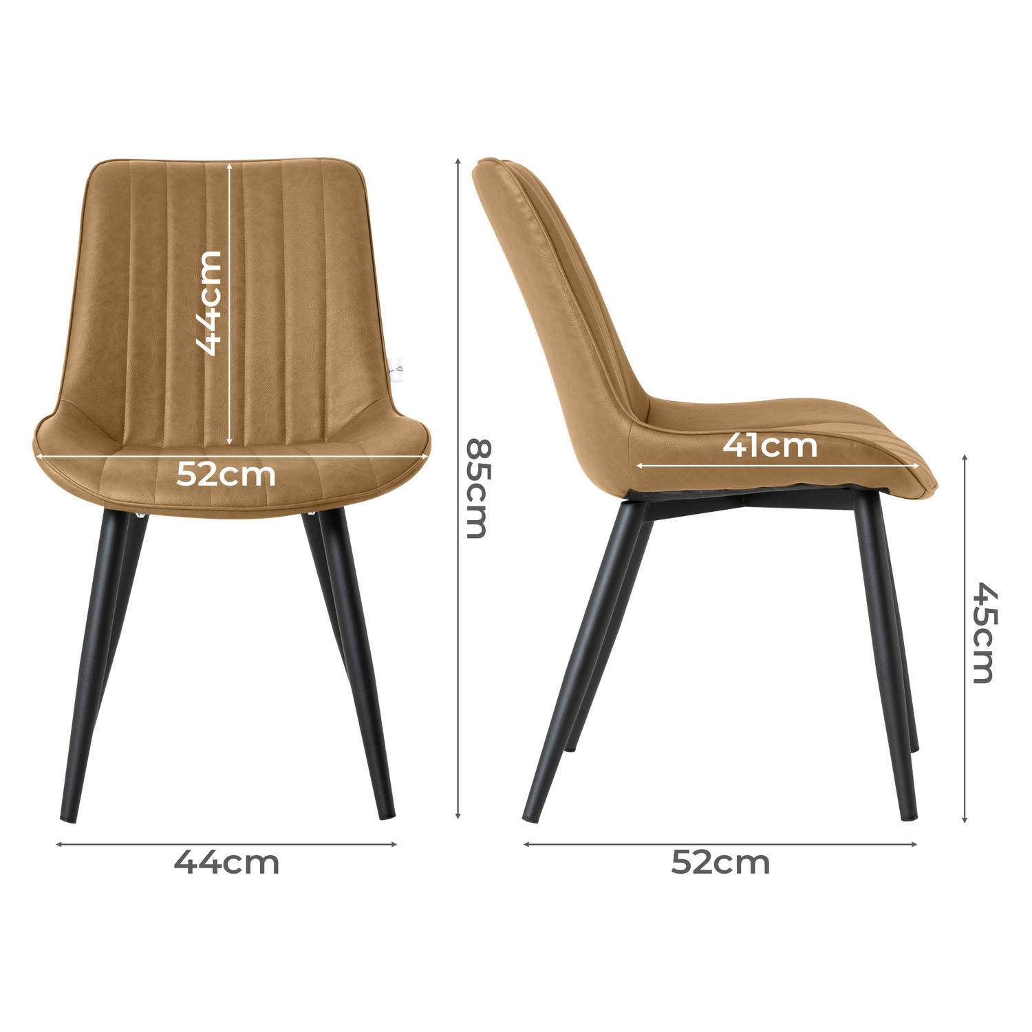 Blair Faux Leather Dining Chairs