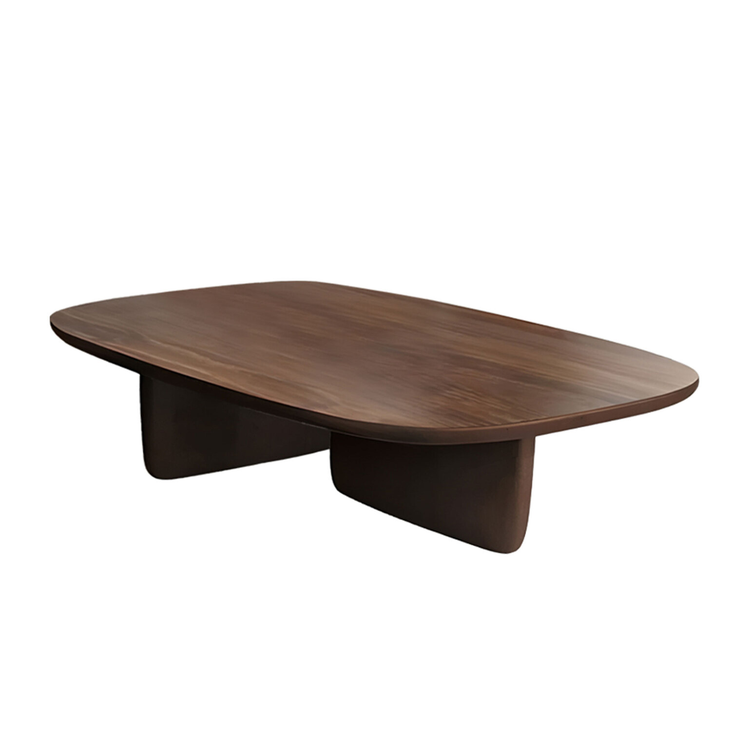 Korben Walnut Wood Coffee Table