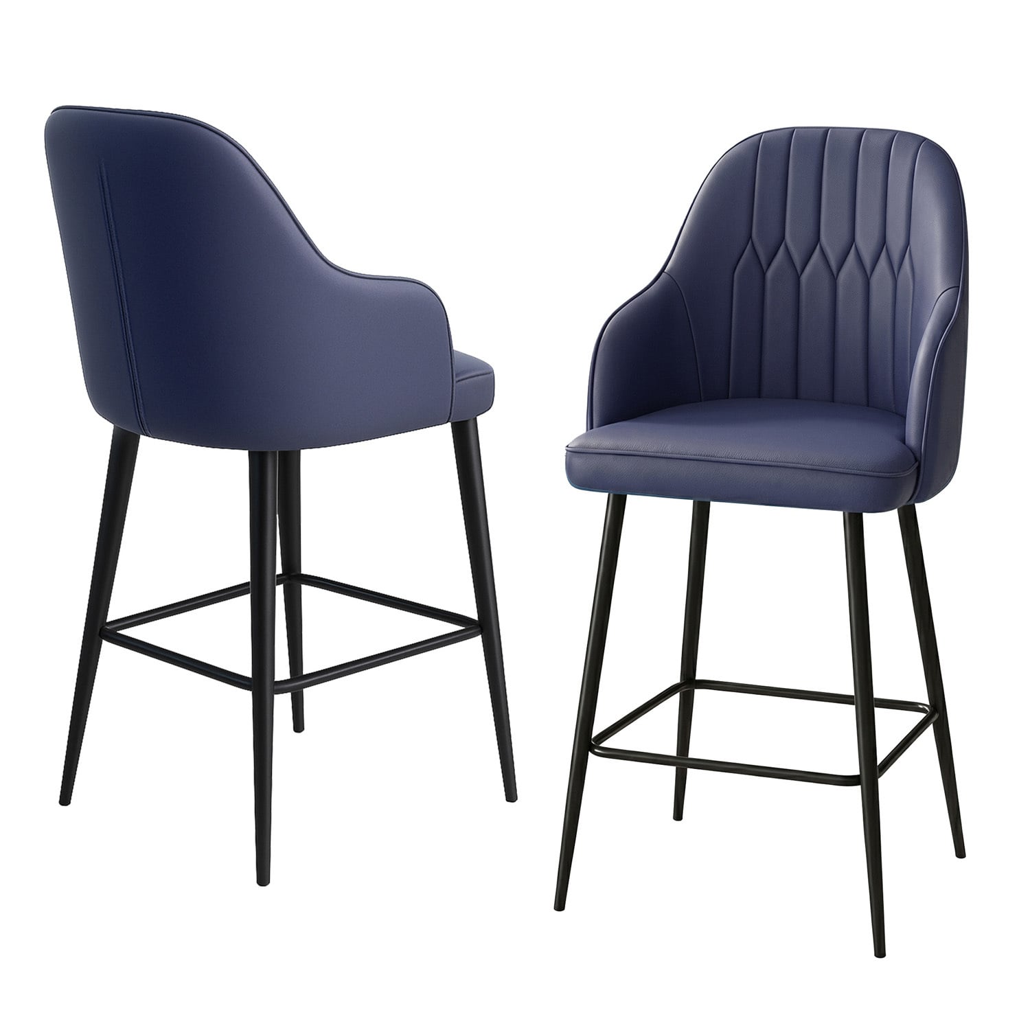 Briar Faux Leather Bar Stools
