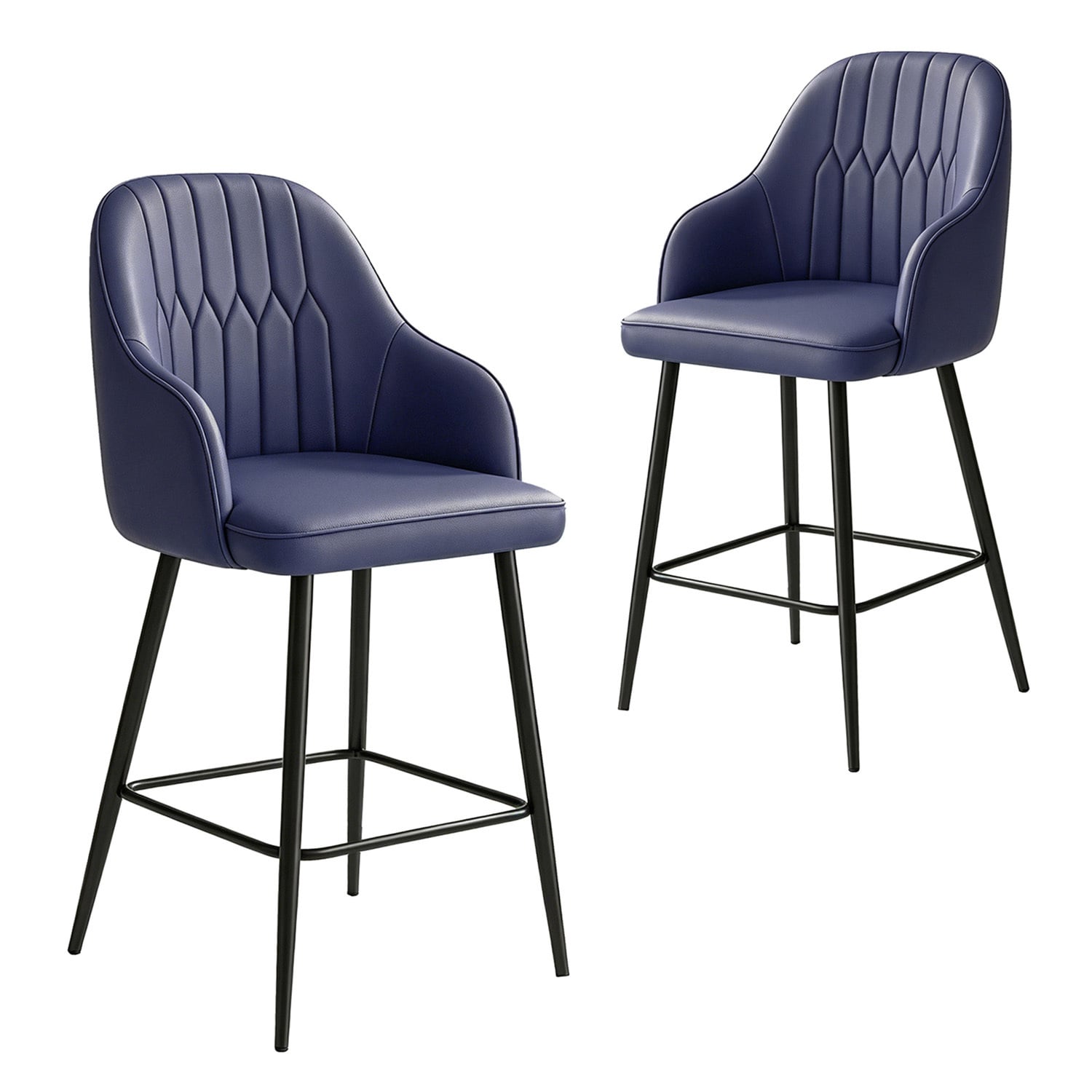 66cm Briar Faux Leather Bar Stools