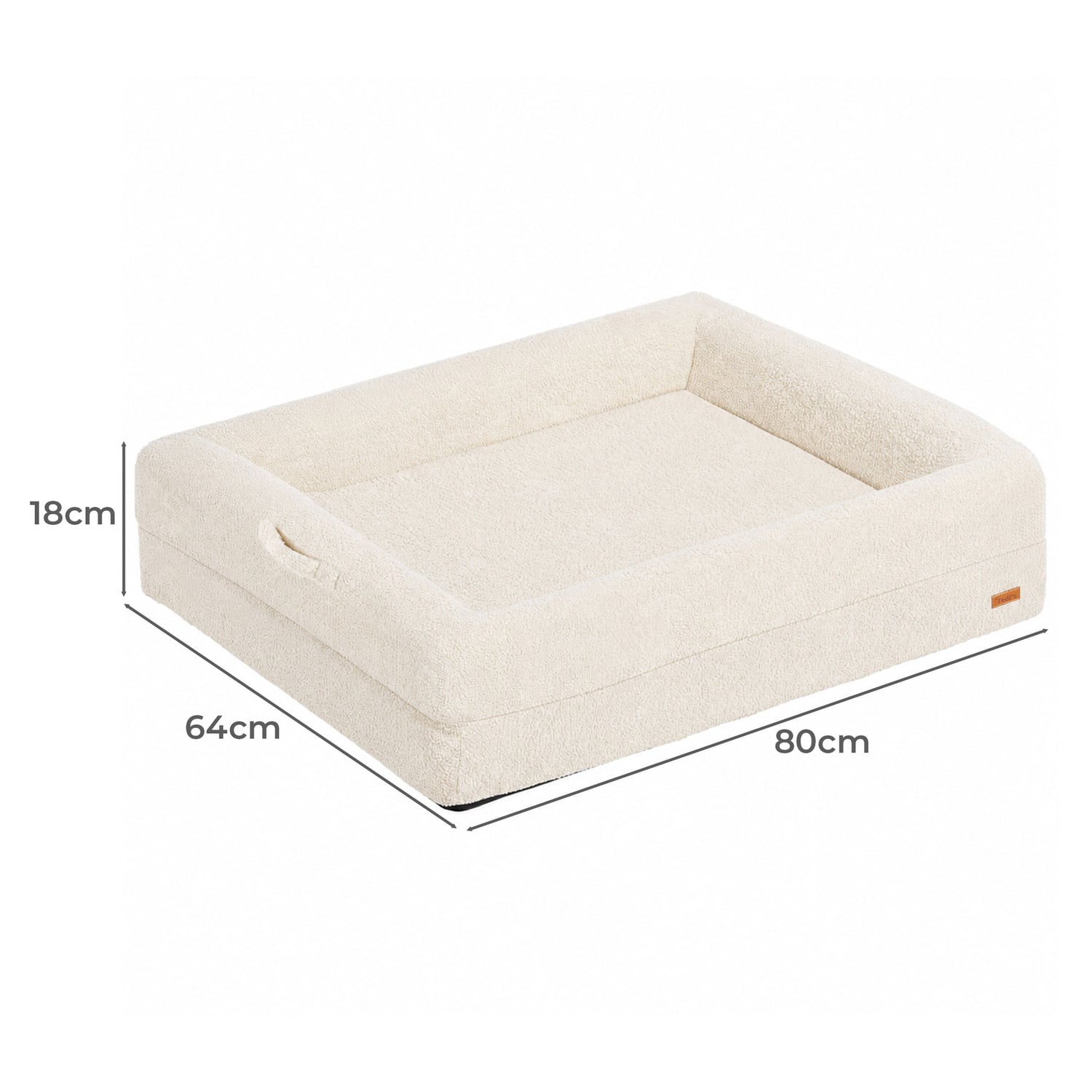 Arion Orthopedic Teddy Fleece Calming Dog Bed
