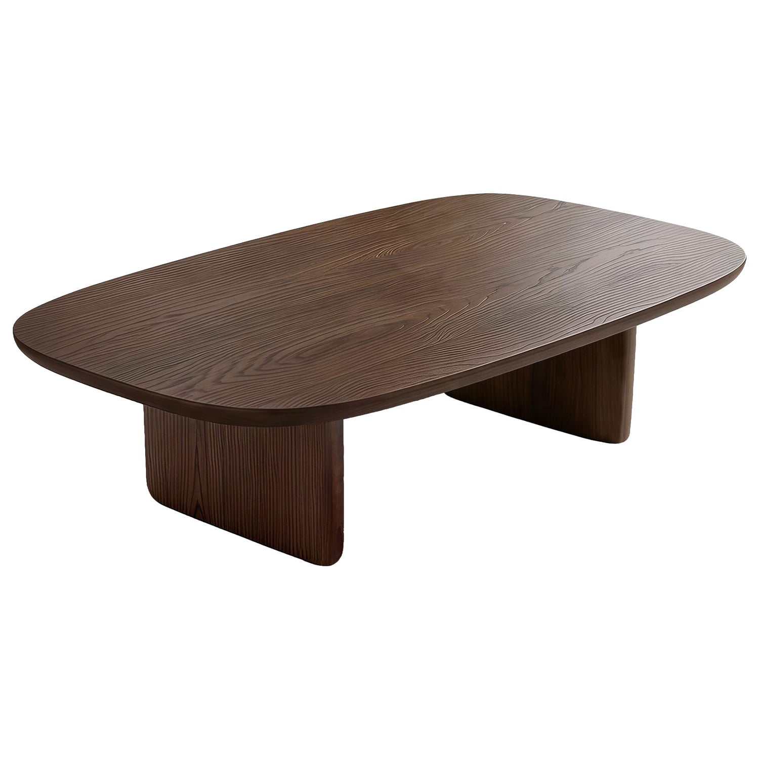 Korben Walnut Wood Coffee Table