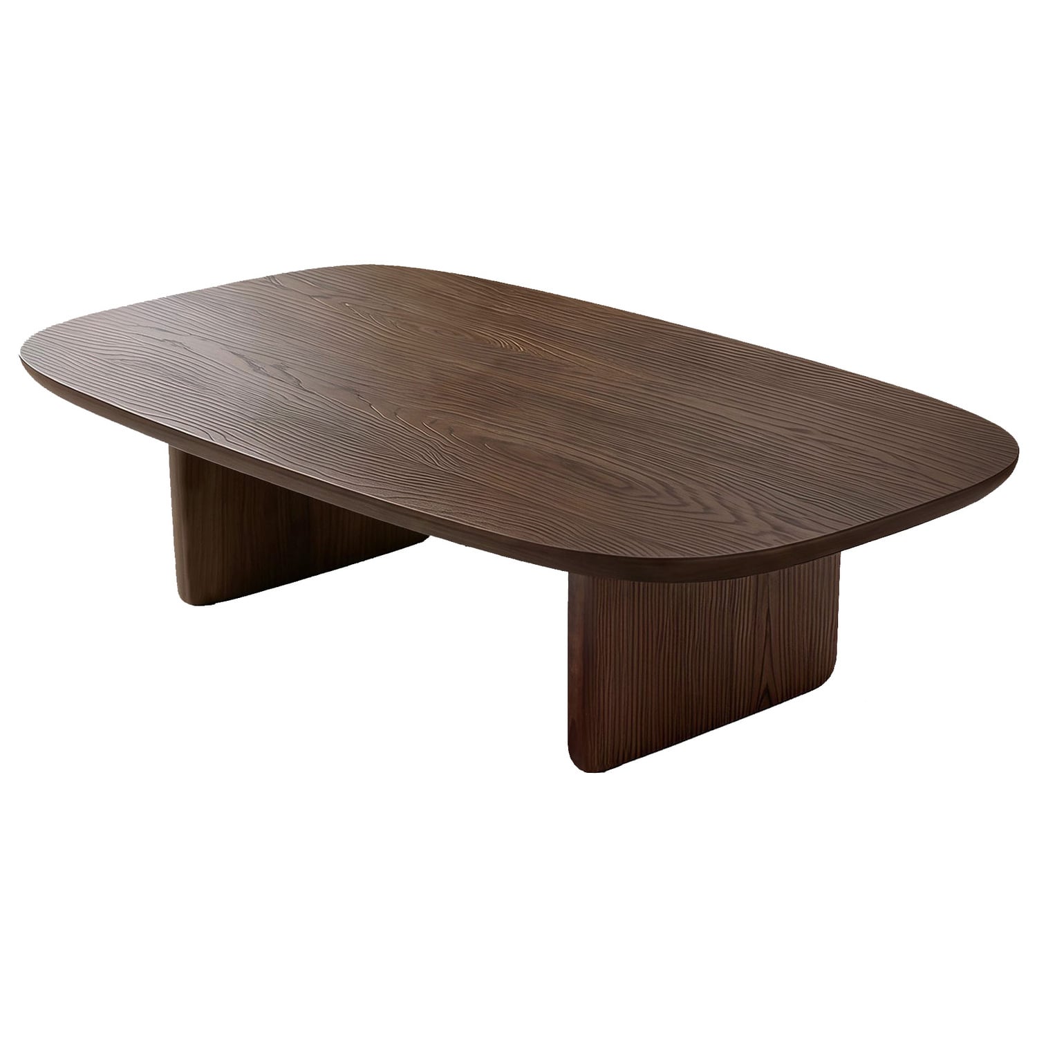 Korben Walnut Wood Coffee Table