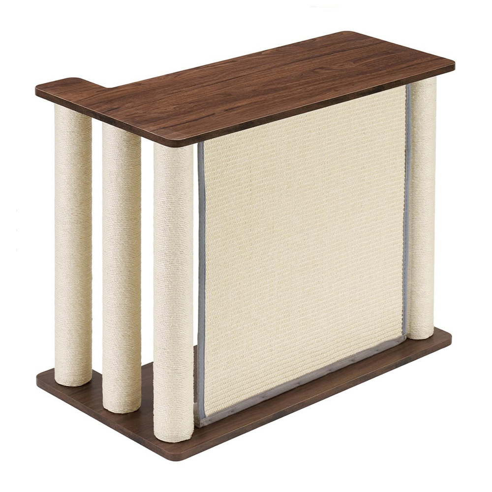 Lumi Side Table with Cat Scratching Post