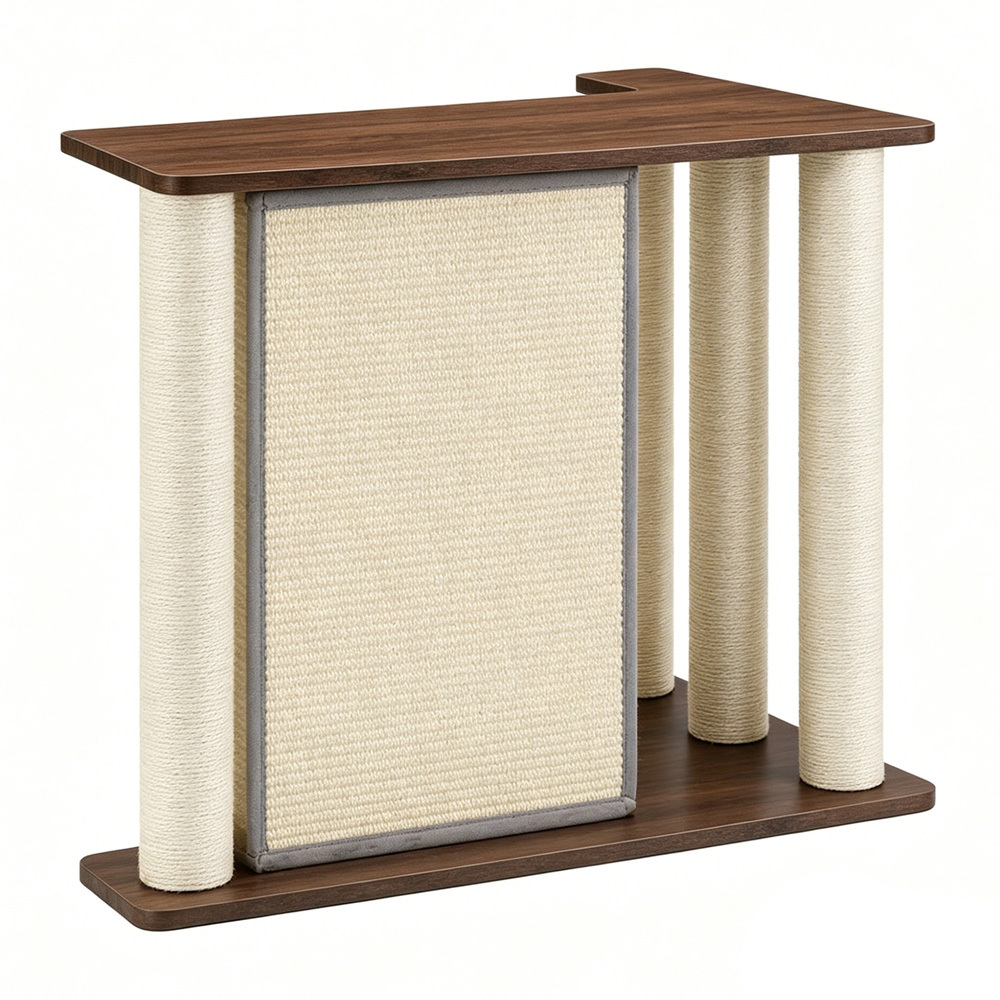 Lumi I Side Table with Cat Scratching Post
