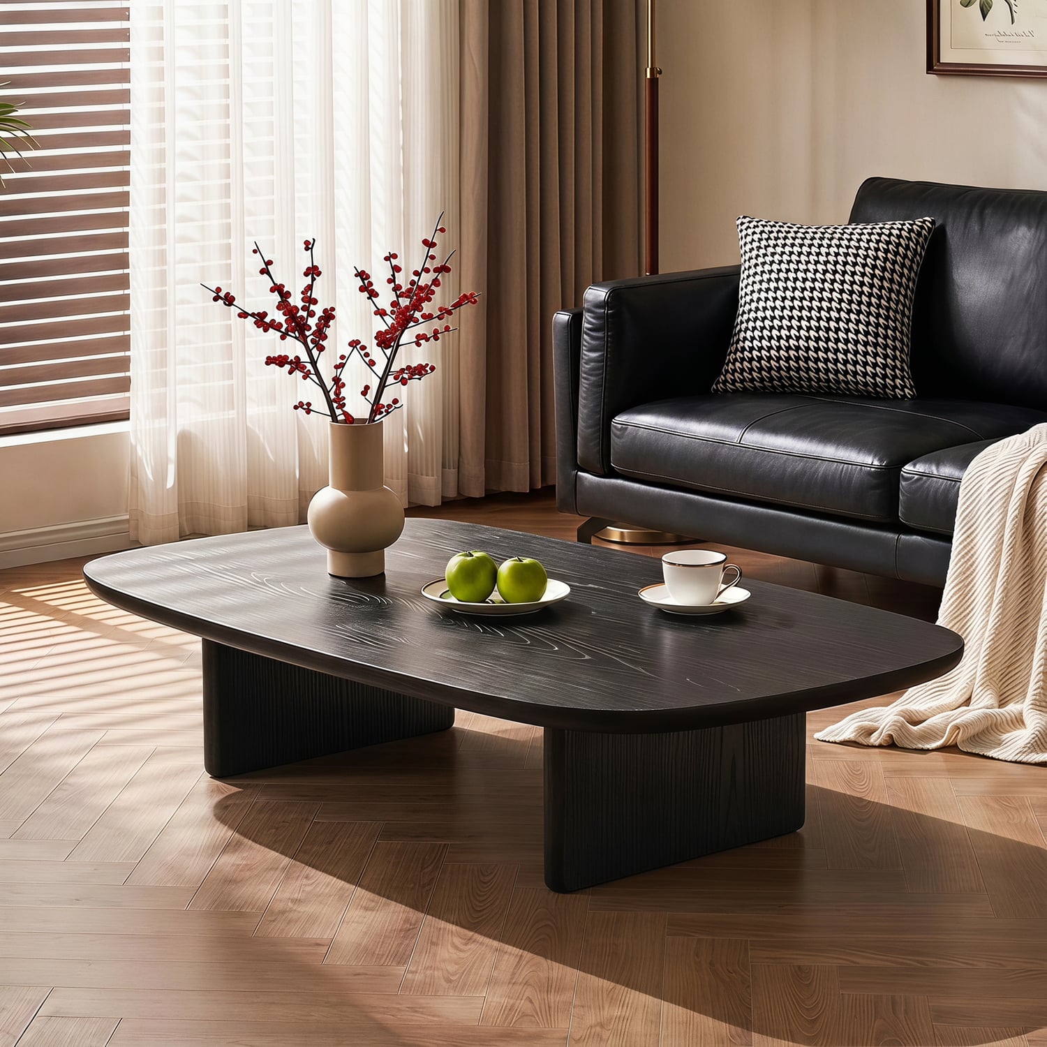 Saliba Pine Wood Coffee Table
