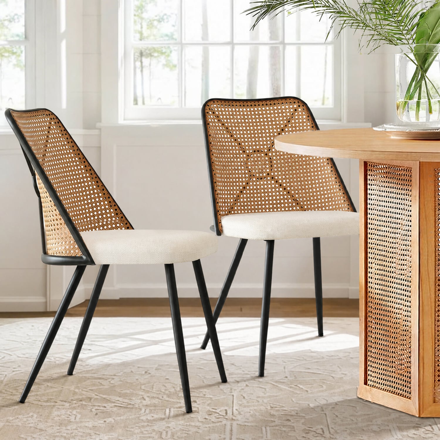 Ellowyn PE Rattan Dining Chairs