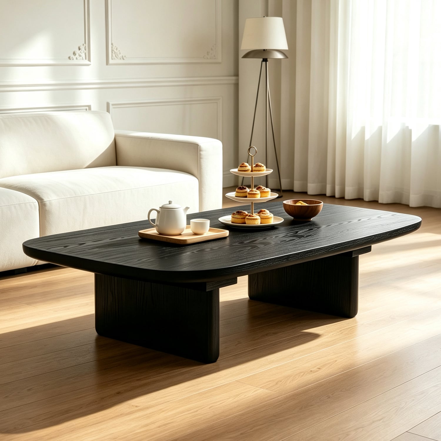 Saliba Pine Wood Coffee Table