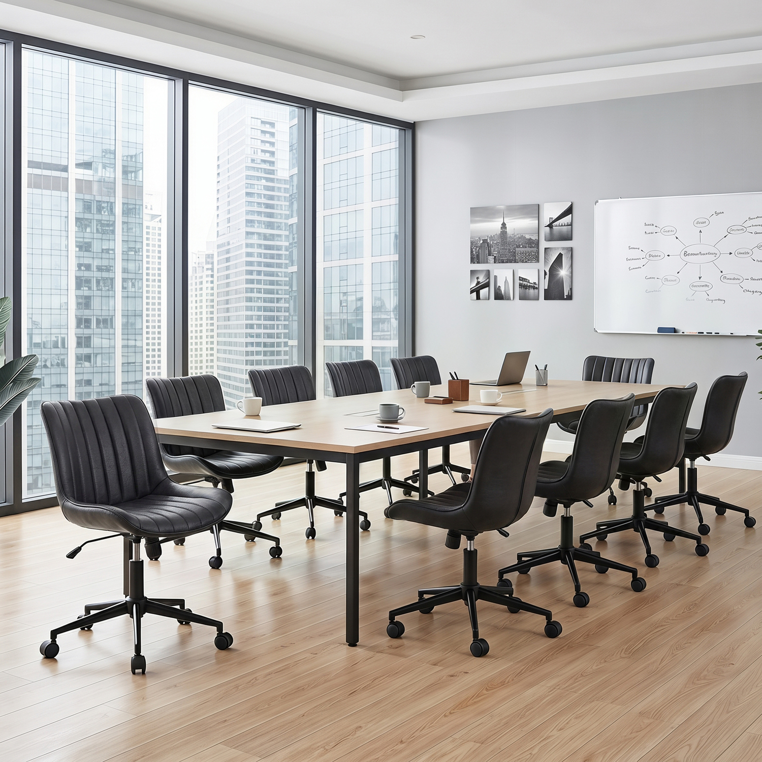 Lexberg Faux Leather Desk Chair