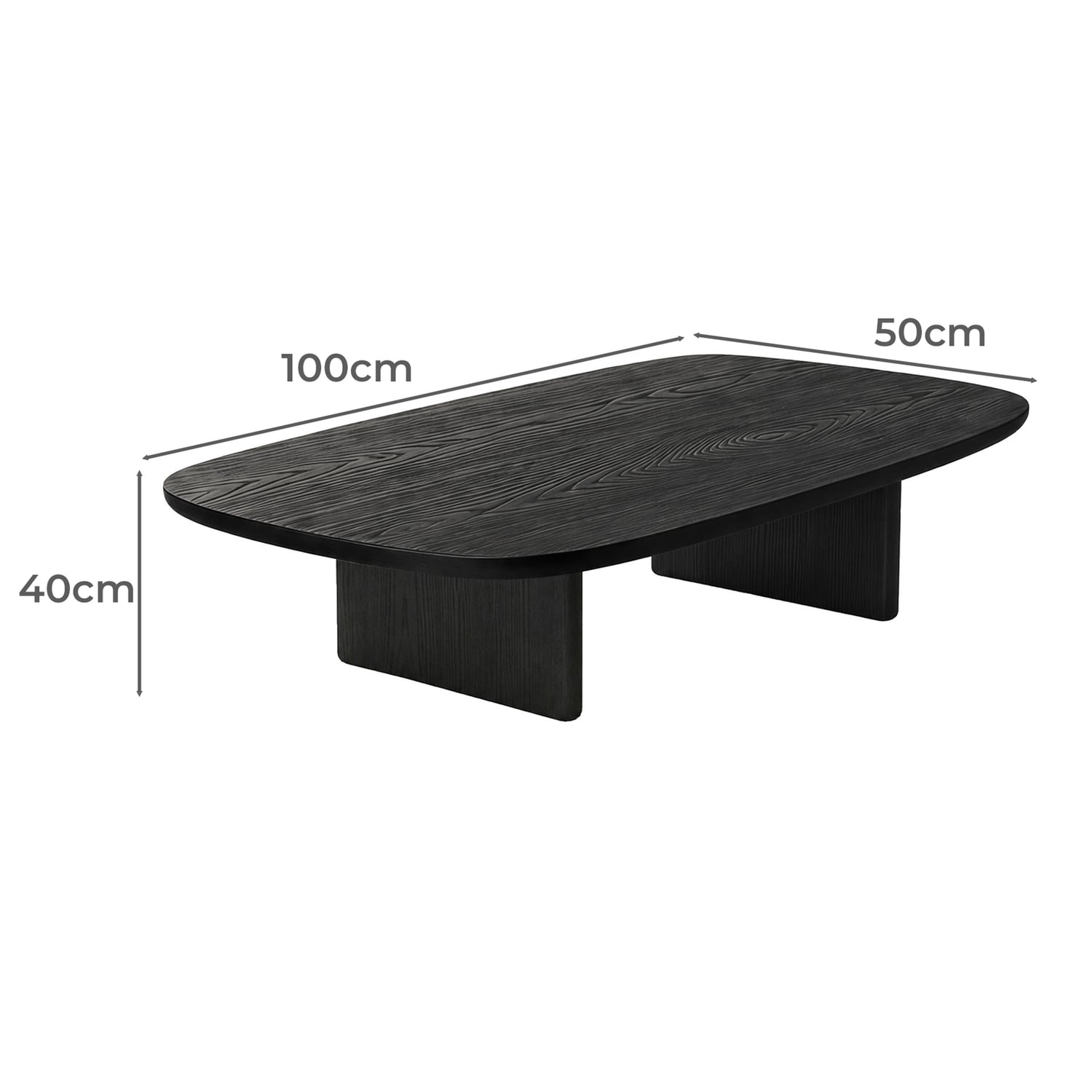 Saliba Pine Wood Coffee Table