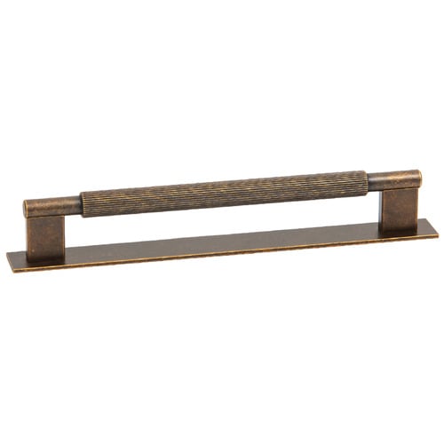 Arpa Round Aluminium D-Shaped Cabinet Handle with Backplate
