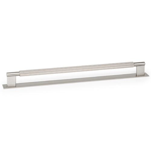 Arpa Round Aluminium D-Shaped Cabinet Handle with Backplate