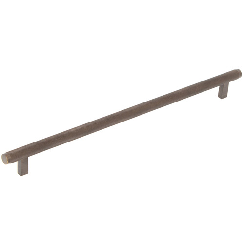 Bellevue Round Brass Knurled Bar Cabinet Handle