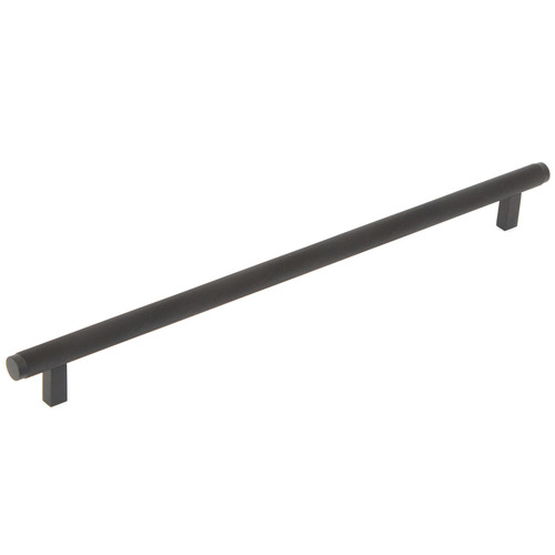 Bellevue Round Brass Knurled Bar Cabinet Handle