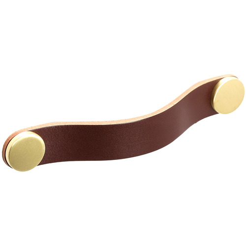 Flexa 160mm Leather & Zinc Alloy Cabinet Handle
