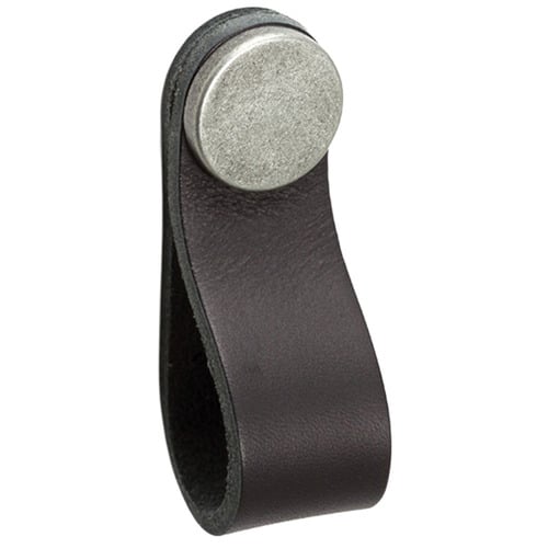 Flexa Leather & Zinc Alloy Loop Cabinet Handle