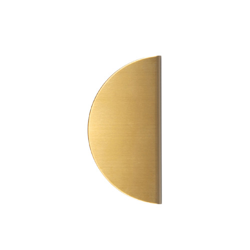 Sola Half Round Stainless Steel Lip Cabinet Handle