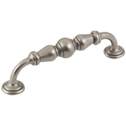 Bordeaux 128mm Pewter Cast Iron Cabinet Handle