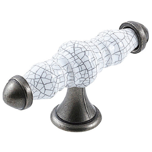 Trianon Porcelain & Zinc Alloy T-Bar Knob