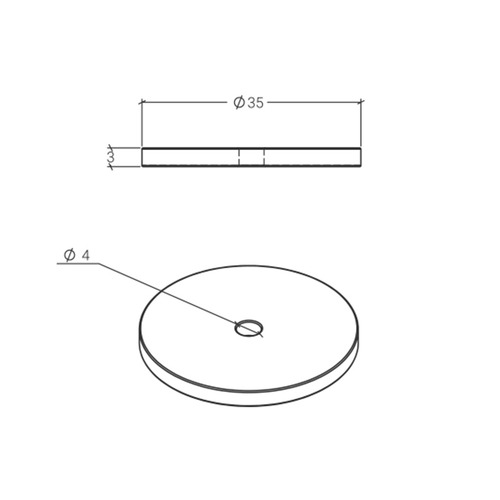 Bellevue Round Brass Backplate