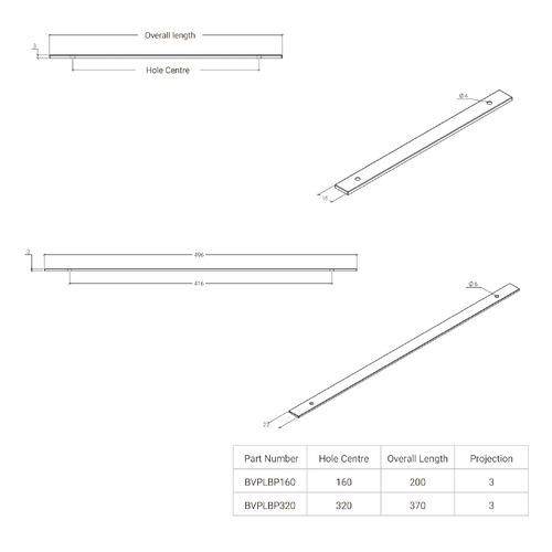Bellevue Brass Backplate