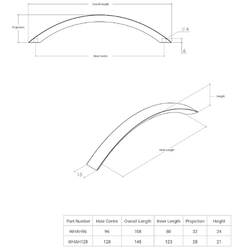 Brooklyn Zinc Alloy Bow Cabinet Handle