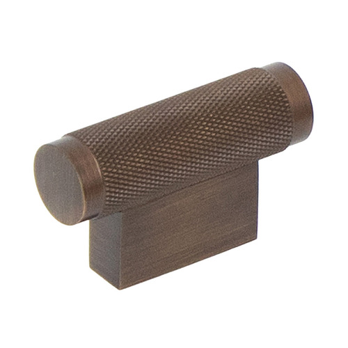 Brighton Round Brass T-Bar Knob