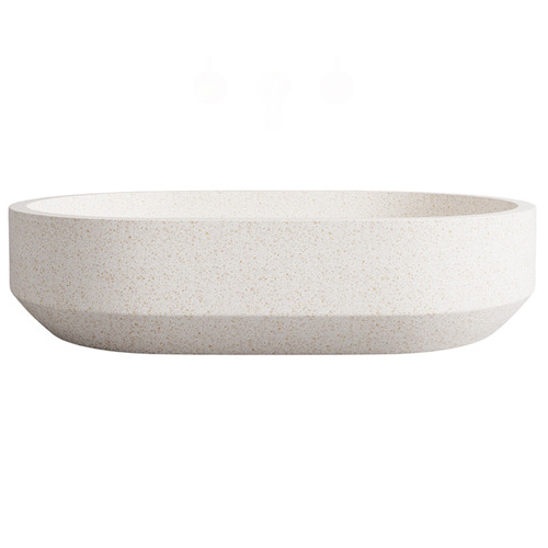 Eden 575mm Oval Terrazzo Above Counter Basin