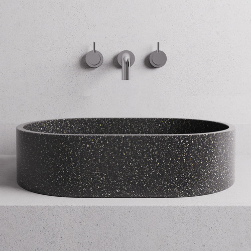 Margo 450mm Oval Terrazzo Above Counter Basin