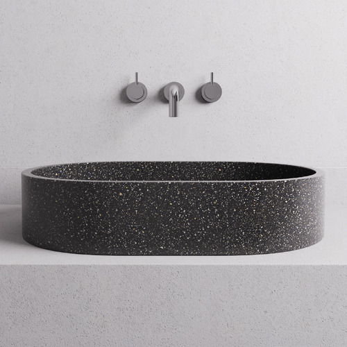 Margo 575mm Oval Terrazzo Above Counter Basin