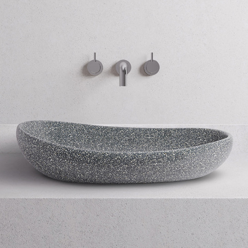 Milla 500mm Oval Terrazzo Above Counter Basin